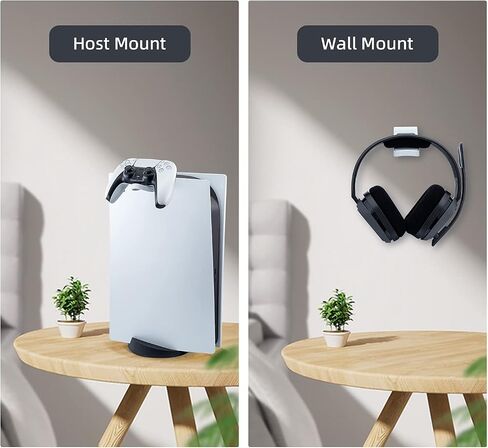 Mcbazel Headphone Stand for PS5, Headphone Hook Gaming Headset Hanger Stand Holder for PS5 Controllers/Earphones in Saudi Arabia