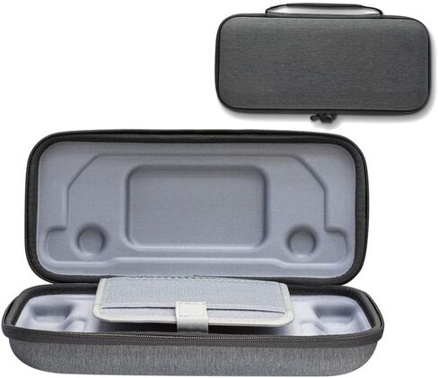 VRUIVR Carrying Case for Steam Deck Console Protective Hard Shell Portable Storage Bag With Card Holder for Steam Deck AC Charger & Other Accessories for Travel Outdoor in Kuwait