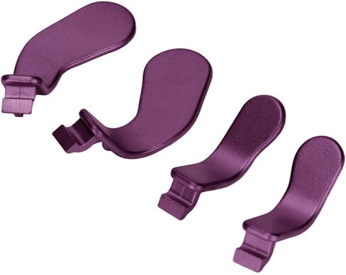 Estink Controller Paddles Kit, Pack of 4 Stainless Steel Paddles Replacement Controller Parts Video Games Accessories Fit for One Elite Controller Series 2 Model 1797 (Black) in Kuwait