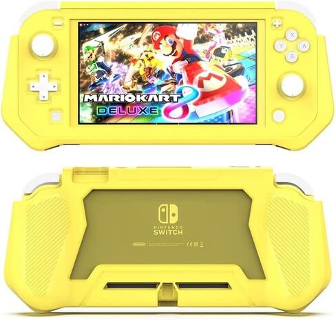 حافظة لجهاز Switch Lite، حافظة Swtich Lite الواقية متوافقة مع Nintendo Swtich Lite، شاشة كمبيوتر مدمجة ومادة TPU قابلة للفصل، حافظة بمقبض يدوي مع غطاءين لمقبض الإبهام، أزرق in Saudi Arabia