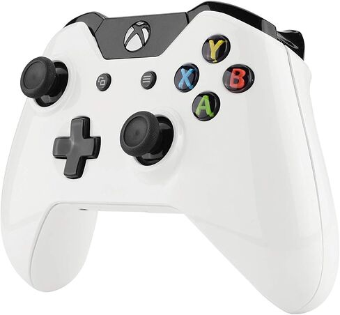eXtremeRate Wood Grain Patterned Replacement Part Custom Full Housing Shell with Buttons for Xbox One Standard Controller with 3.5mm Headphone Jack (Model 1697) - Controller NOT Included in Saudi Arabia