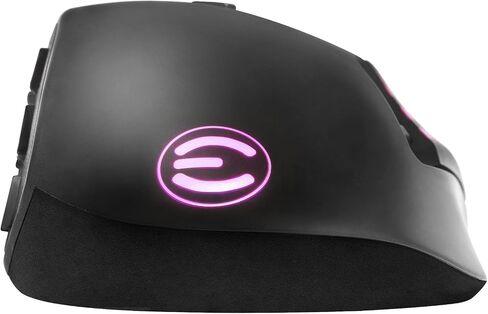 EVGA X15 MMO Gaming Mouse, 8k, Wired, Black, Customizable, 16,000 DPI, 5 Profiles, 20 Buttons, Ergonomic 904-W1-15BK-K3 in Saudi Arabia