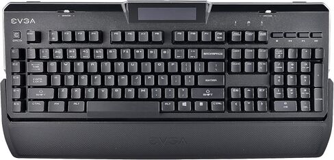 لوحة مفاتيح الألعاب EVGA Z10، إضاءة خلفية حمراء LED، مفاتيح ميكانيكية بنية اللون، شاشة LCD مدمجة، مفاتيح ألعاب ماكرو، 802-ZT-N101-KR in Saudi Arabia