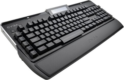 لوحة مفاتيح الألعاب EVGA Z10، إضاءة خلفية حمراء LED، مفاتيح ميكانيكية بنية اللون، شاشة LCD مدمجة، مفاتيح ألعاب ماكرو، 802-ZT-N101-KR in Saudi Arabia