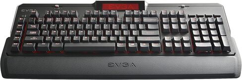 لوحة مفاتيح الألعاب EVGA Z10، إضاءة خلفية حمراء LED، مفاتيح ميكانيكية بنية اللون، شاشة LCD مدمجة، مفاتيح ألعاب ماكرو، 802-ZT-N101-KR in Saudi Arabia