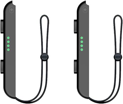 EVKILKJS قطعتان من حزام المعصم للتبديل Joycon، بديل لحزام Nintendo Switch Joycon، ملحقات قطع غيار الحبل لوحدة التحكم Joy Con، حزام معصم Joy Con قابل للتعديل in Saudi Arabia