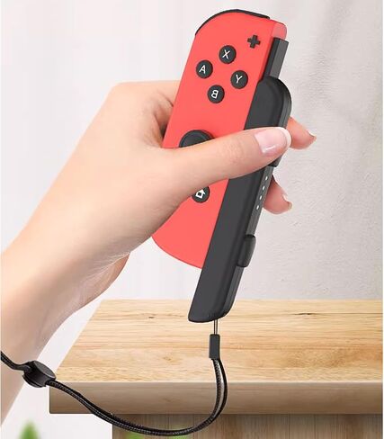 EVKILKJS قطعتان من حزام المعصم للتبديل Joycon، بديل لحزام Nintendo Switch Joycon، ملحقات قطع غيار الحبل لوحدة التحكم Joy Con، حزام معصم Joy Con قابل للتعديل in Saudi Arabia