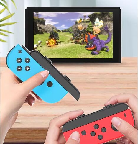 EVKILKJS قطعتان من حزام المعصم للتبديل Joycon، بديل لحزام Nintendo Switch Joycon، ملحقات قطع غيار الحبل لوحدة التحكم Joy Con، حزام معصم Joy Con قابل للتعديل in Saudi Arabia