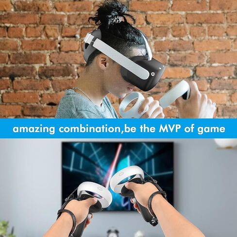 ايكسوتو اكسسوارات لاوكولوس كويست 2، ملحقات غطاء حماية لاوكولوس كويست 2، غطاء وجه من السيليكون، غطاء حماية لجهاز الواقع الافتراضي، غطاء مقبض وحدة التحكم، غطاء حماية العدسة (اسود) in Kuwait