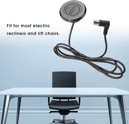 Wired Hand Controller, Black Round Large Button Controller, 5 Pin Hand Controller, Electric Actuator Controller, for Recliner Replacement Parts in Kuwait