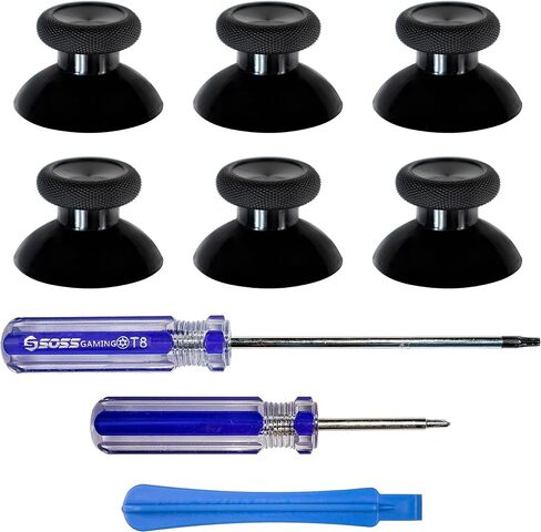 Xbox One Controller Joystick Replacement - 6PCS Thumbsticks Analog Thumb Sticks Parts - Ultra Durable with T6 and T8h Repair Screwdriver Kit for Xbox One Controller in Kuwait