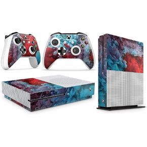 جلود الأبطال الخارقين من giZmoZ n GadgetZ لأجهزة Xbox One S XBS ملصق فينال لوحدة التحكم + 2 مجموعة تحكم