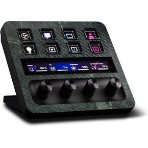 غلاف MightySkins من ألياف الكربون متوافق مع Elgato Stream Deck + الطوقان المخفي | لمسة نهائية واقية ومتينة من ألياف الكربون | سهل التطبيق | صنع في الولايات المتحدة الأمريكية in Kuwait