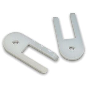 Pack of 2 - Replacement Hold-up Switch Reset Key - White in Saudi Arabia