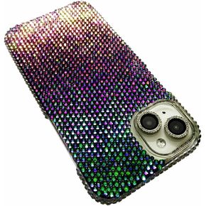 حافظة Teazgopx Bling rhinestone iPhone 13 Pro Max للنساء والفتيات - أكثر من 1500 قطعة ألماس لاصقة يدويًا عالية الجودة + واقي غطاء عدسة الكاميرا لهاتف iPhone 13 Pro Max-AB in Kuwait