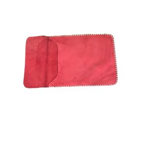 حافظة جلدية للكمبيوتر المحمول والكمبيوتر اللوحي 2 في 1 وبساط مكتب - جلد فاخر مصنوع يدويًا 100% مخيط يدويًا - من GAMTCHA (13 بوصة × 9.8 بوصة، أحمر) in Kuwait