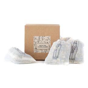 Floral Bath Tea | Herbal Bath Soak | tub tea for detox and relaxation | Natural Organic Bath Tub Tea | 4 bags in a box | Handmade in Kuwait