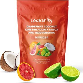 Locsanity Dreadlock Hair Scalp Detox - Deep Clean Dreadlock Powder, Cleansing Conditioner - Natural Hair Cleanser for Build Up - ACV Alternative, Loc Care and Maintenance Products in Saudi Arabia