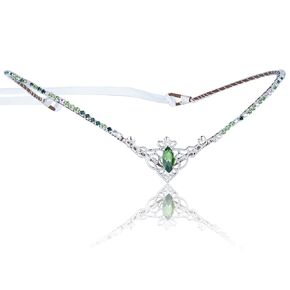 MOSTORY Handmade Black Rhinestone Tiara Elf Headpiece Fairy Crystal Crown Quartz Elven Circlet for Women Girls Princess Renaissance Halloween Wedding Prom Carnival Party Black in Kuwait