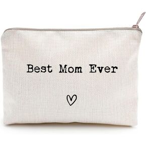 Mom Birthday Gifts, Mom Gift, Makeup Bag, Best Mom, Mom Gift From Daughter, Best Mom Ever Bag, Cosmetic Bag, Makeup Organizer, Bag Gifts