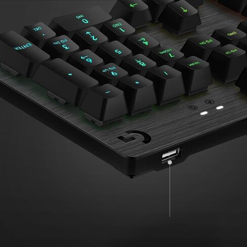 لوجيتك جي كيبورد العاب ميكانيكي 512 كربون RGB USB 2.0 (رومر-جي تاكتيل) in Saudi Arabia