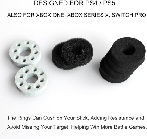 Bealuffe Precision Rings for PS4 PS5, Aim Assist Rings Motion Control for Playstation 4 Playstation 5 Controller with Different Resistance Strengths in Kuwait