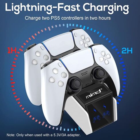 PS5 Controller Charger Station,Fancy Buying PS5 Charging Station, Dual Controller Charging Stand for Playstation 5, Docking Station Replacement for DualSense Charging Station in Saudi Arabia