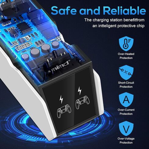 PS5 Controller Charger Station,Fancy Buying PS5 Charging Station, Dual Controller Charging Stand for Playstation 5, Docking Station Replacement for DualSense Charging Station in Saudi Arabia
