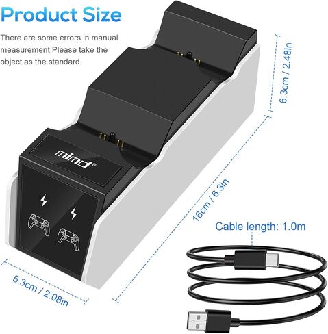 PS5 Controller Charger Station,Fancy Buying PS5 Charging Station, Dual Controller Charging Stand for Playstation 5, Docking Station Replacement for DualSense Charging Station in Saudi Arabia