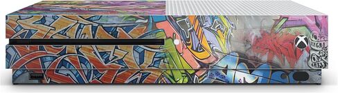 GNG Console Skin Decal Sticker Compatible with Xbox One S Black + 2 Controller Skins in Kuwait
