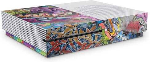 GNG Console Skin Decal Sticker Compatible with Xbox One S Black + 2 Controller Skins in Kuwait