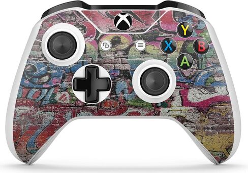 GNG Console Skin Decal Sticker Compatible with Xbox One S Black + 2 Controller Skins in Kuwait