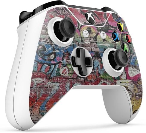GNG Console Skin Decal Sticker Compatible with Xbox One S Black + 2 Controller Skins in Kuwait