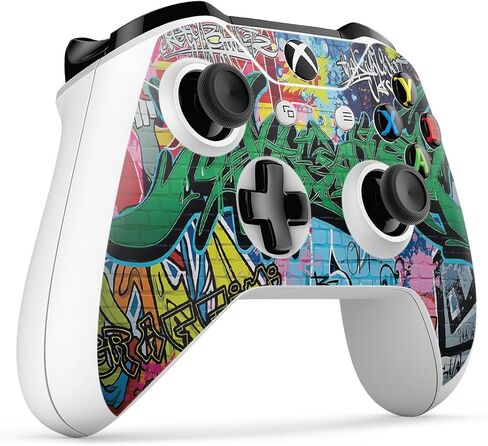 GNG Console Skin Decal Sticker Compatible with Xbox One S Black + 2 Controller Skins in Kuwait