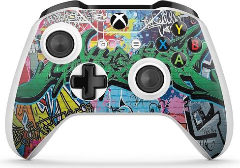 GNG Console Skin Decal Sticker Compatible with Xbox One S Black + 2 Controller Skins in Kuwait