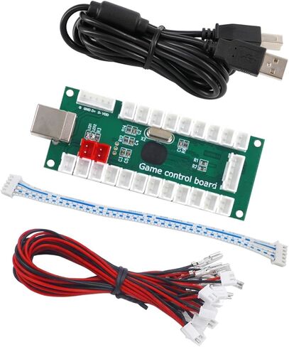 SJ @ JX ممر لعبة USB التشفير صفر تأخير ممر زر وحدة التحكم في عصا التحكم ل Retropie التوت MAME HAPP SANWA in Kuwait