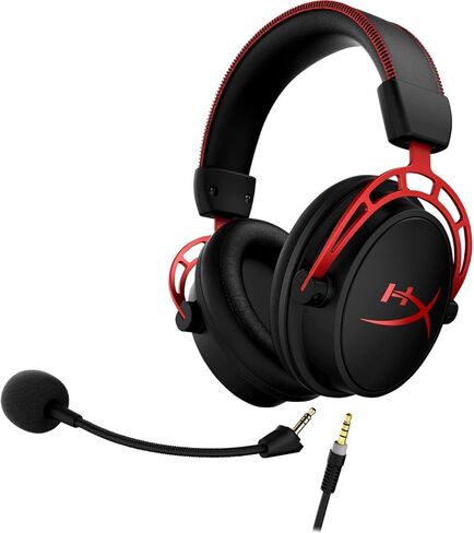 سماعة الألعاب HyperX Cloud Alpha - برامج تشغيل مزدوجة الغرفة - إطار من الألومنيوم المتين - ميكروفون قابل للفصل - يعمل مع الكمبيوتر الشخصي، PS4، PS4 PRO، Xbox One، Xbox One S (HX-HSCA-RD/AM) (متجدد) in Saudi Arabia