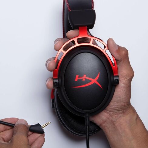 سماعة الألعاب HyperX Cloud Alpha - برامج تشغيل مزدوجة الغرفة - إطار من الألومنيوم المتين - ميكروفون قابل للفصل - يعمل مع الكمبيوتر الشخصي، PS4، PS4 PRO، Xbox One، Xbox One S (HX-HSCA-RD/AM) (متجدد) in Saudi Arabia