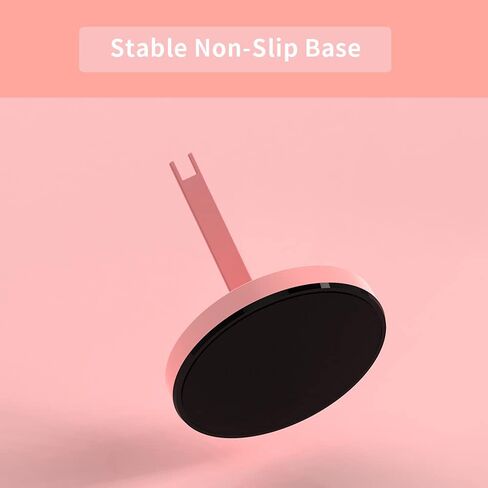 NACODEX Pink Gaming Mouse Bungee Flexible Cord Clip Clipper Wire Cable Management System - Flexible Mouse Cable Holder Fixer with Weighted Anti-Slip Rubber Feet in Kuwait