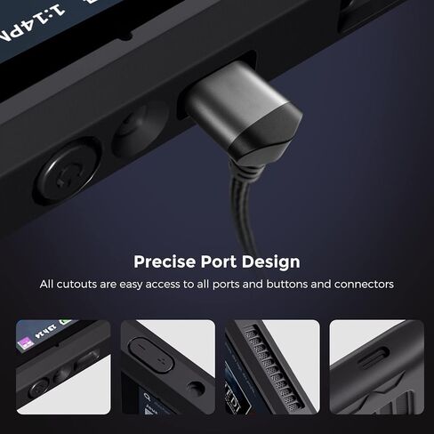 حافظة واقية بمسند سطح البخار 2023، غطاء واقي من مادة TPU من Qunland مع قاعدة حامل، لوحة تتبع وأزرار L4/L5/R4/R5 واقيات سيليكون لسطح البخار، وملحقات قبضة مضادة للخدش على سطح البخار in Kuwait