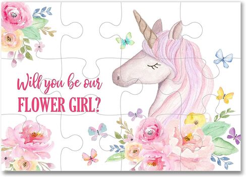 Flower Girl Gifts Flower Girl Proposal Puzzle in Saudi Arabia