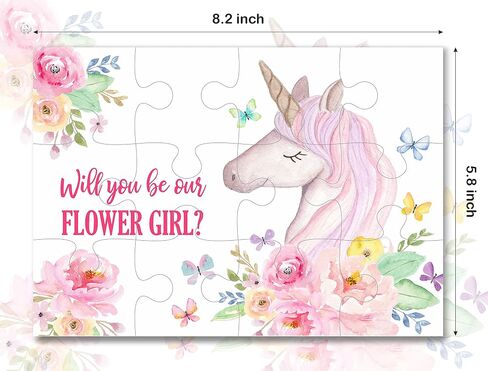 Flower Girl Gifts Flower Girl Proposal Puzzle in Saudi Arabia