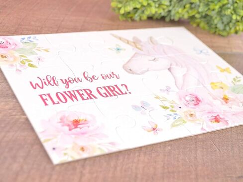Flower Girl Gifts Flower Girl Proposal Puzzle in Saudi Arabia
