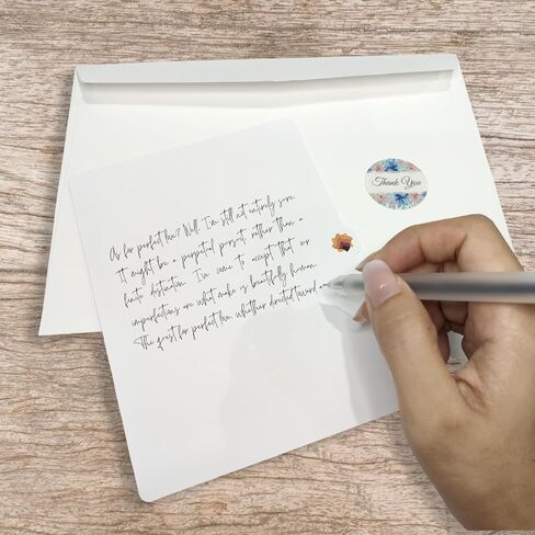 مجموعة من 10 أظرف بيضاء لبطاقات التهنئة مقاس 6x8 بوصة، مع بطاقة فارغة، وأظرف مقاس 6x8 للدعوات in Kuwait