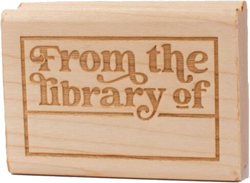 Retro From The Library Of Book Stamp (Rubber stamp) in Saudi Arabia