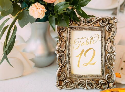 21-40 أرقام طاولة الزفاف الذهبية، أرقام الطاولة على مخزون البطاقات الثقيلة، بطاقات طاولة الزفاف، بطاقات 5 × 7 مزدوجة الجوانب in Kuwait