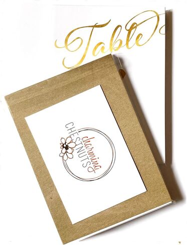 21-40 أرقام طاولة الزفاف الذهبية، أرقام الطاولة على مخزون البطاقات الثقيلة، بطاقات طاولة الزفاف، بطاقات 5 × 7 مزدوجة الجوانب in Kuwait