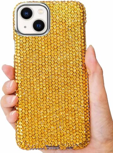 حافظة Teazgopx Bling rhinestone iPhone 13 Pro Max للنساء والفتيات - أكثر من 1500 قطعة ألماس لاصقة يدويًا عالية الجودة + واقي غطاء عدسة الكاميرا لهاتف iPhone 13 Pro Max-AB in Kuwait
