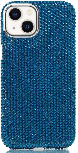 حافظة Teazgopx Bling rhinestone iPhone 13 Pro Max للنساء والفتيات - أكثر من 1500 قطعة ألماس لاصقة يدويًا عالية الجودة + واقي غطاء عدسة الكاميرا لهاتف iPhone 13 Pro Max-AB in Kuwait