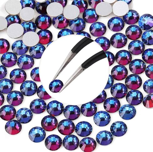 Bling Rhinestone for iPhone 13 Case - Over 1400 High Quality Hand Glued Sparkle Diamond Case Compatible with iPhone 13 for women girls-AB in Kuwait